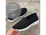 Мокасіни жіночі-BROMEN-33-311 Чорні.Ростовка 8 пар.36-41+38+39
